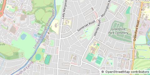 Map of Southall