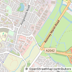Map of Ashford, Kent