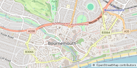 Map of Bournemouth