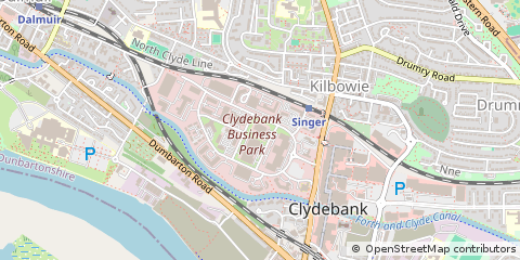 Map of Clydebank