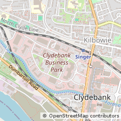 Map of Clydebank