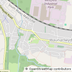 Map of Swansea, West Glamorgan