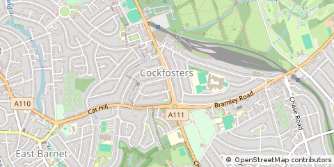 Map of Barnet