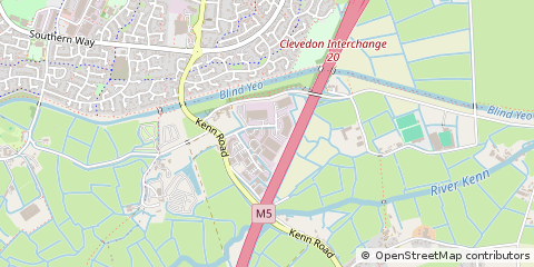 Map of Clevedon, Somerset