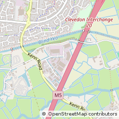 Map of Clevedon, Somerset