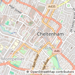 Map of Cheltenham