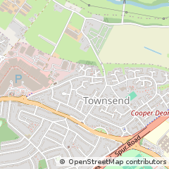 Map of Bournemouth, Dorset