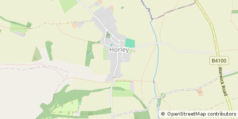 Map of Banbury, Oxfordshire