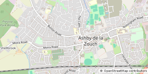 Map of Ashby-DE-LA-Zouch