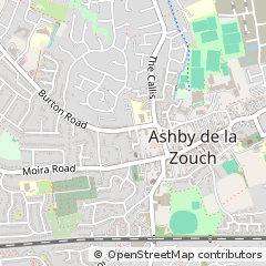 Map of Ashby-DE-LA-Zouch