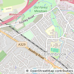 Map of Wokingham