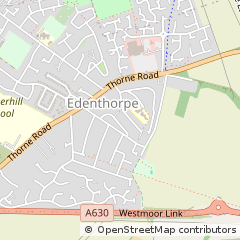 Map of Doncaster, South Yorkshire