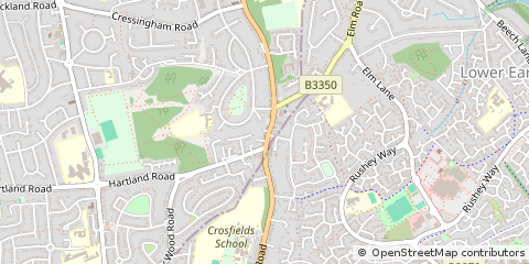 Map of Reading, Berkshire