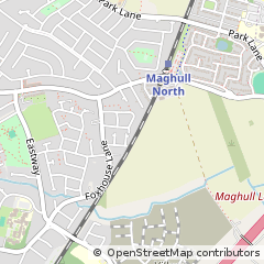 Map of Liverpool, Merseyside