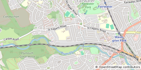 Map of Cardiff