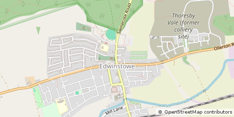 Map of Mansfield