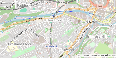 Map of Huddersfield