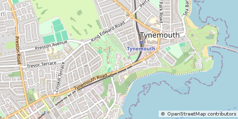 Map of North Shields