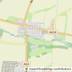 Map of Worksop, Nottinghamshire