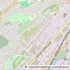 Map of Sheffield