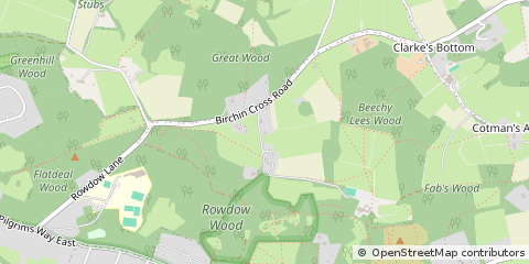 Map of Otford,, Kent,