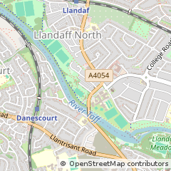 Map of Caerdydd