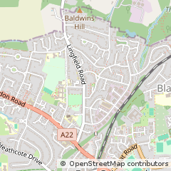 Map of East Grinstead