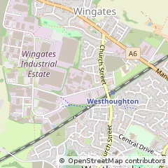 Map of Westhoughton, Bolton