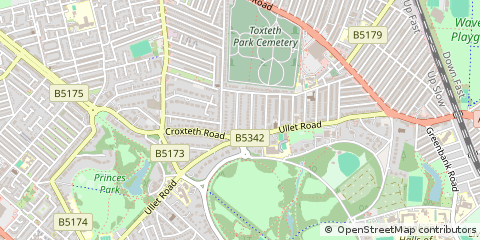 Map of Liverpool, Merseyside