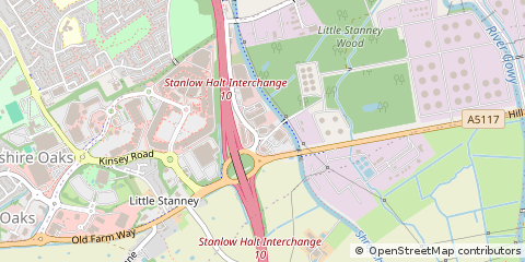 Map of Chester, Cheshire