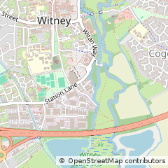 Map of Witney, Oxfordshire