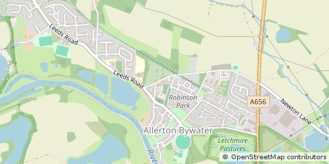 Map of Castleford