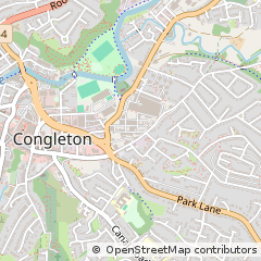 Map of Congleton, Cheshire
