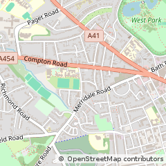 Map of Wolverhampton