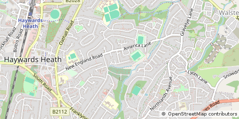 Map of West Sussex