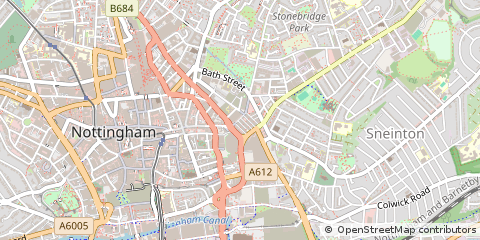 Map of Nottingham