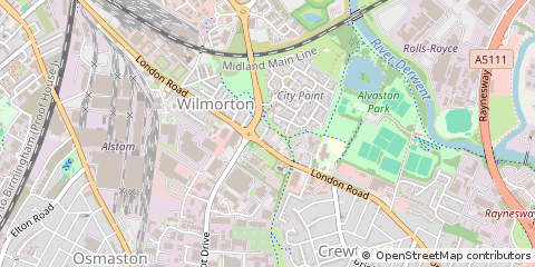 Map of Derby