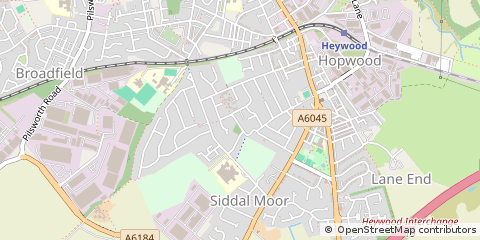 Map of Heywood