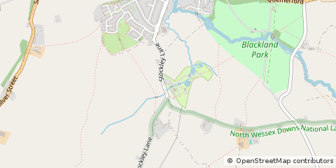 Map of Calne, Wiltshire