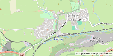 Map of Skipton, North Yorkshire
