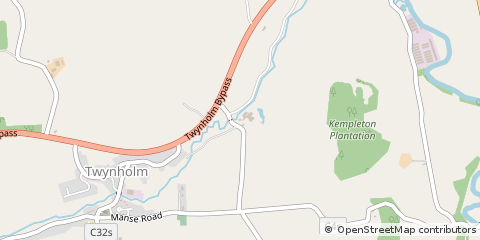 Map of Kirkcudbright