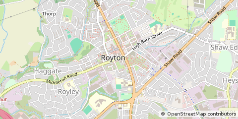 Map of Oldham