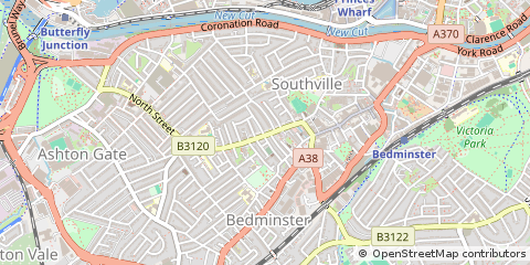 Map of Bristol