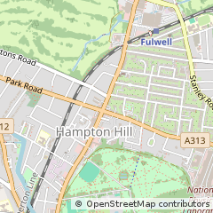Map of Hampton Hill