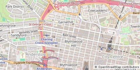 Map of Glasgow, Ayrshire