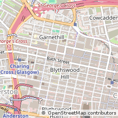 Map of Glasgow, Ayrshire