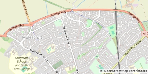 Map of Beverley, East Yorkshire
