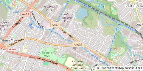 Map of Oldbury, West Midlands