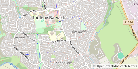 Map of Stockton-on-Tees