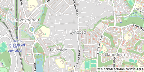 Map of Cardiff